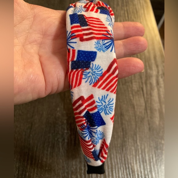 4th of July headband- American flag & Fireworks - Picture 7 of 8